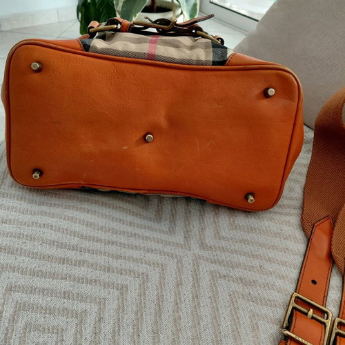 Burberry Sheldon handbag used with crossbody strap