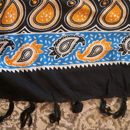 Mandala decorative wall cloth 100% cotton, like new, 120x160 cm