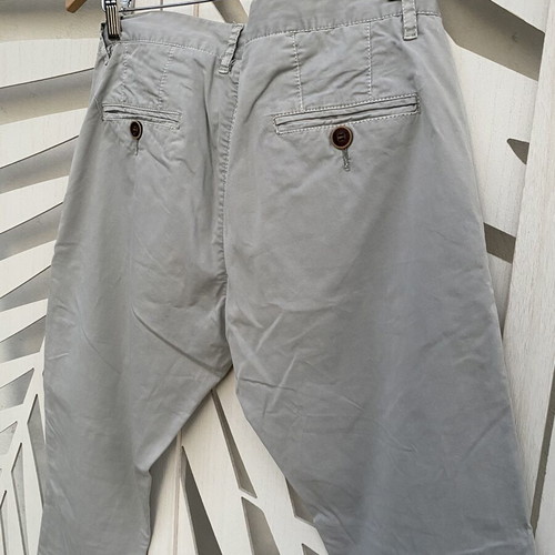 Chino men pants like new, light gray, size S