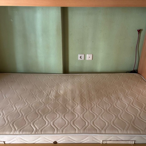 Yfantidis Bunk Bed used with two shelves and mattresses