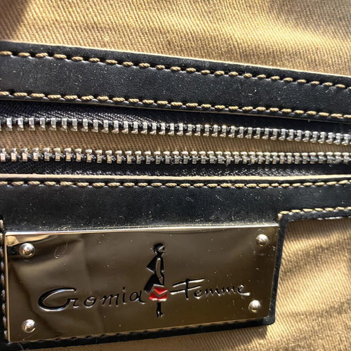 Braccialini handbag, grey and beige