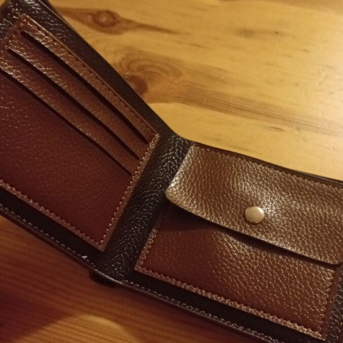 Men's wallet used, brown