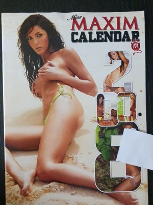 Miss Maxim Calendar 2007 magazine with Miss Greece Yiota Kourakou