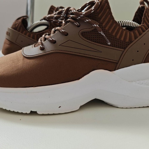 Lascana trainers with knitted sock upper, brown, size 40