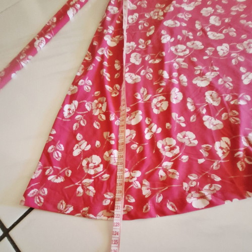 Ralph Lauren sleeveless dress like new, coral pink floral jersey