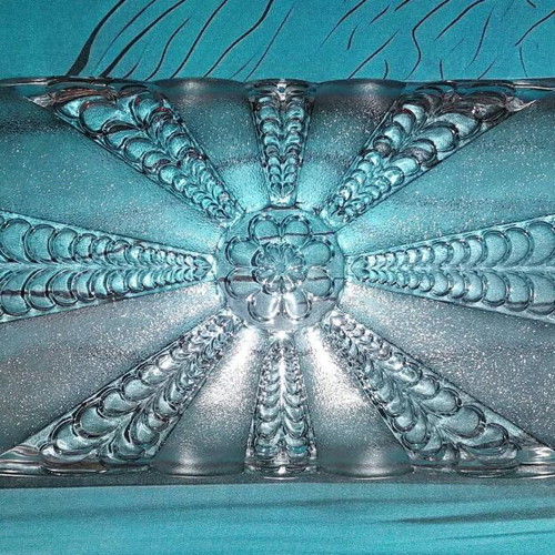 Glass Platter for Mezedakia like new