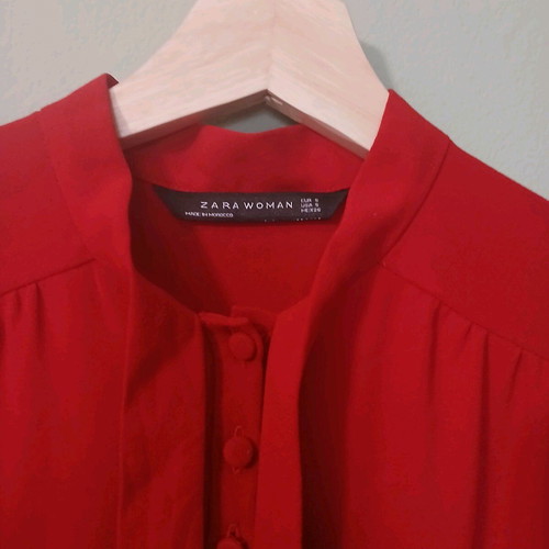 Mini dress Zara red small like new with -  15,00 - Vendora.cy