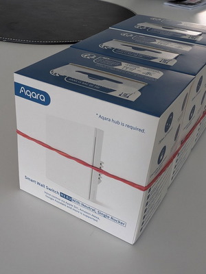 Aqara Smart Wall Switch H1 Μονός Με Ουδέτερο Καινούργιο