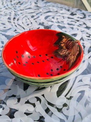 Ceramic Watermelon Bowl