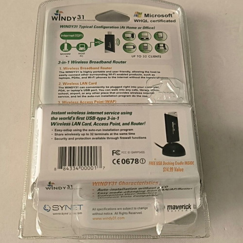 Wireless Broadband Router new, sealed