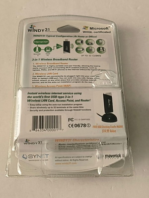 Wireless Broadband Router new, sealed