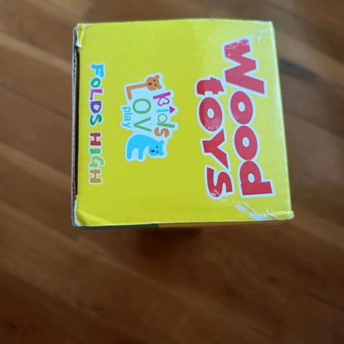 Wooden stacking blocks game new with dice