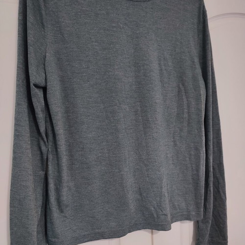 Shein Long Sleeve Shirt with Embroidery Like New, Green, Size M