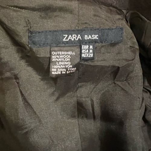 Wool coat Zara like new, brown, size M