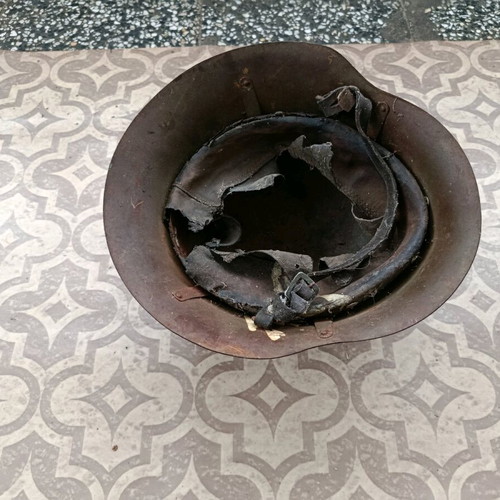 Helmet old military used