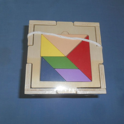Wooden cube new, sealed packaging