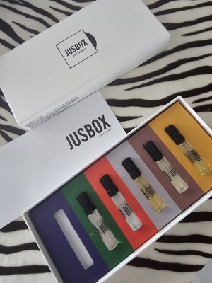 Jusbox Discovery Set party perfumes used, official tester