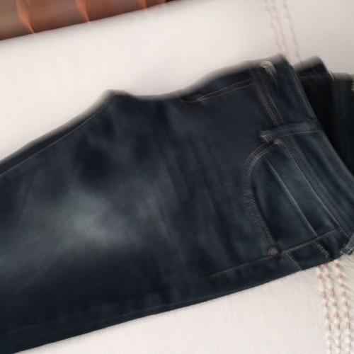 Women's dark blue stretch jeans, sizes 4XL-5XL