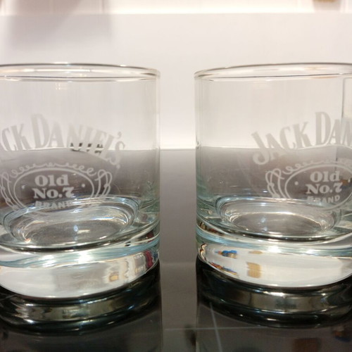 Jack Daniel whiskey glasses set of 2, new