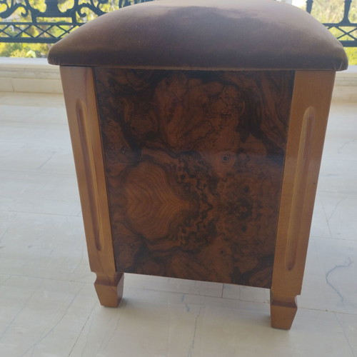 Stool with storage space like new 34×34×50 cm