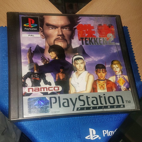 Tekken 2 PS1 PAL UK Platinum used, complete