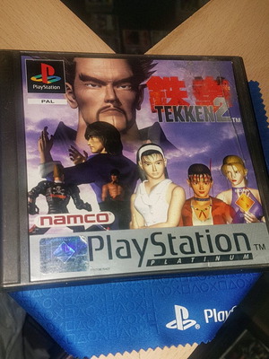 Tekken 2 PS1 PAL UK Platinum used, complete