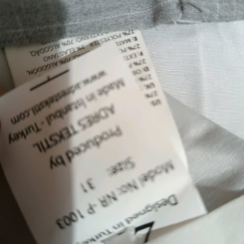 Men's pants like new, thin fabric, size 31