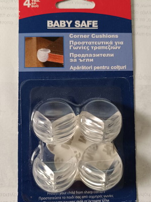 Baby Safe corner protectors transparent pack of 4 new