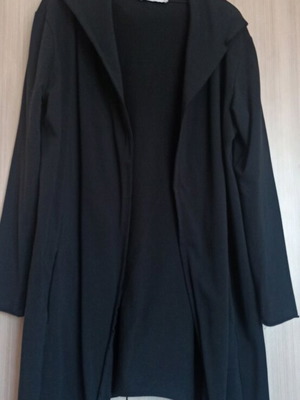 Ζακέτα φούτερ μακριά Anel μαύρη σαν καινούργιο μέγεθος M