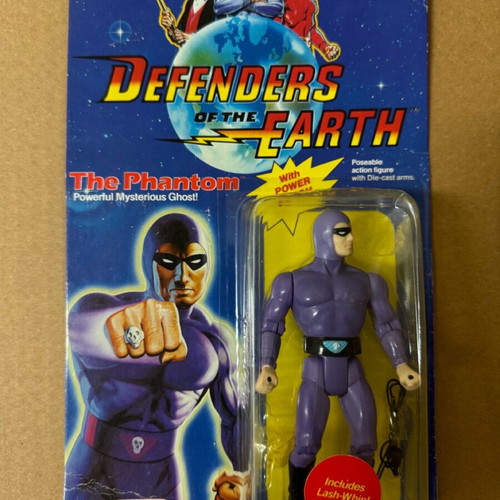 Vintage Galoob Defenders of the Earth The Phantom (1985) sealed like new