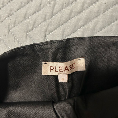 Please high-waisted pants new, size M, black