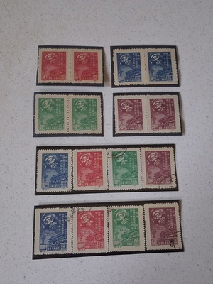 Chinese Stamps 1953 Series C21 February 7 Strike Two Complete Sets new