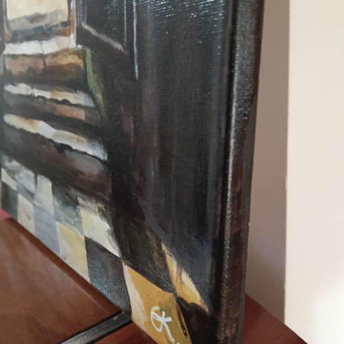 Painting on canvas original, 30x40cm, acrylic with varnish