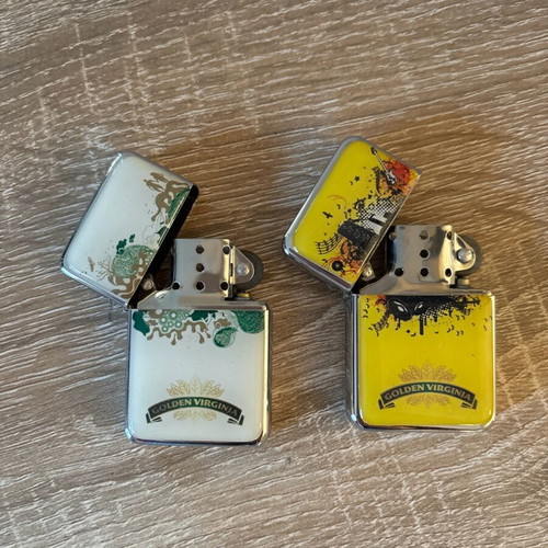 Windproof lighter new set of 2 pieces