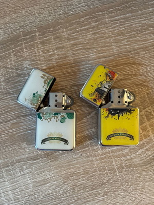 Windproof lighter new set of 2 pieces