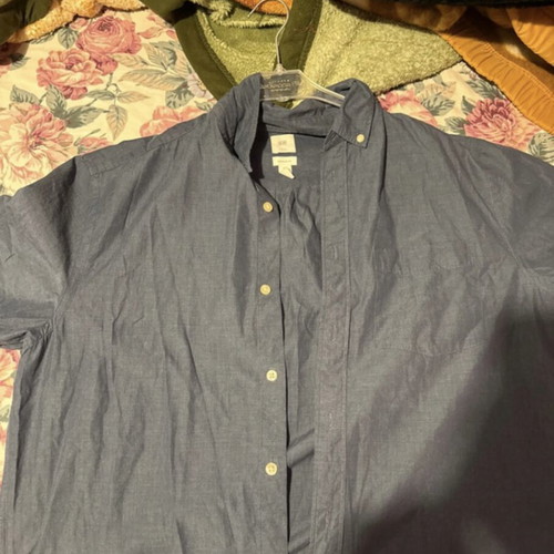 H&M short-sleeve shirt gray, like new, size L