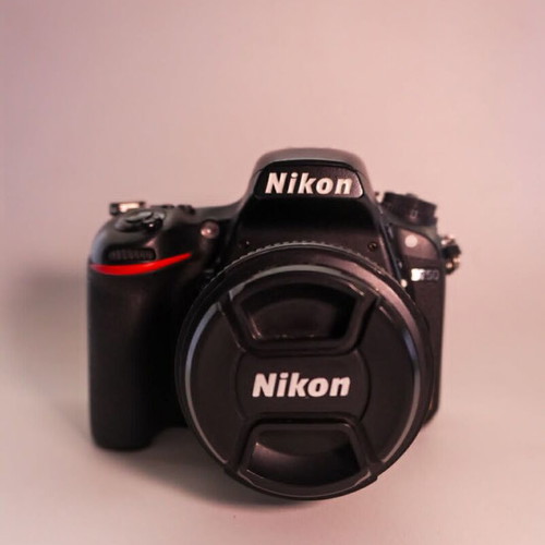 Nikon D750 camera with Nikkor 50mm f1.8 lens