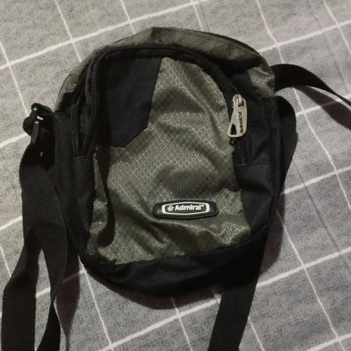 Admiral men's shoulder bag used, grey