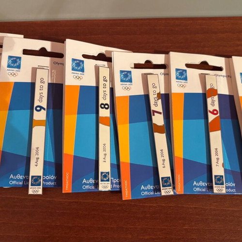 Athens 2004 Olympic Games pins like new, set of 6