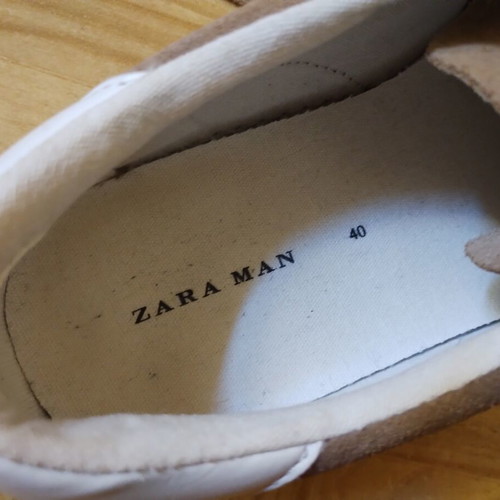 Zara Man Sneakers new, beige and brown, size 40