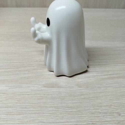 Decorative Ghost from PVC, new, white, 7 cm