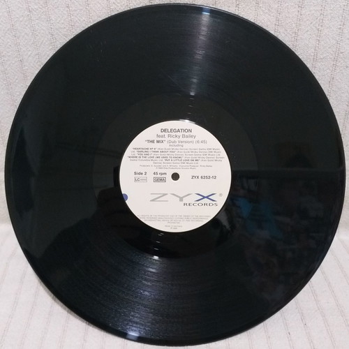 Delegation Feat. Ricky Bailey The Mix vinyl single used, 1989, Germany