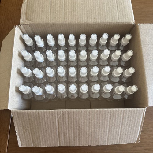 Plastic perfume bottles 110 ml new, pack of 40