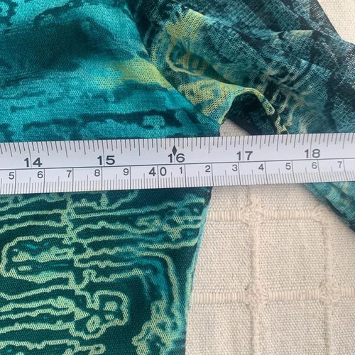 Dress size L, like new, blue and turquoise