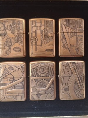 Zippo Harley-Davidson Puzzle Lighter Set 1996, 6 pieces