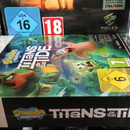 Spongebob Squarepants Titans of the Tide Ghostly Edition Steelbook PS5