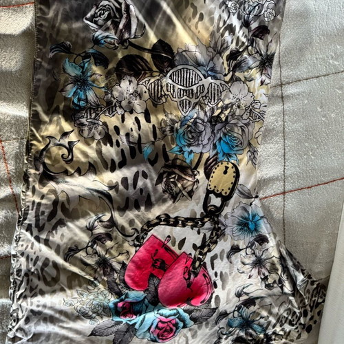 Women's blouse dress like new with unique design, size S
