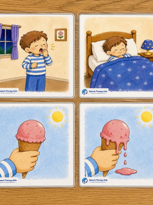 Cause and Effect Cards, set of 12 pairs (24 cards)