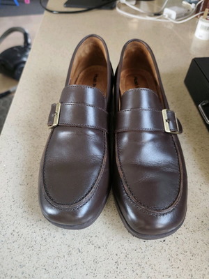 Hush Puppies leather shoes size 41 like new brown