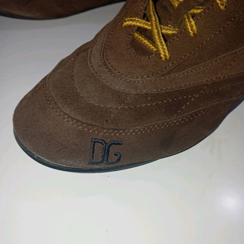 Dolce & Gabbana Men's Ankle Boots Size 45 Brown Suede Like New